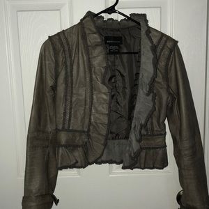 MODA International Genuine Leather Jacket